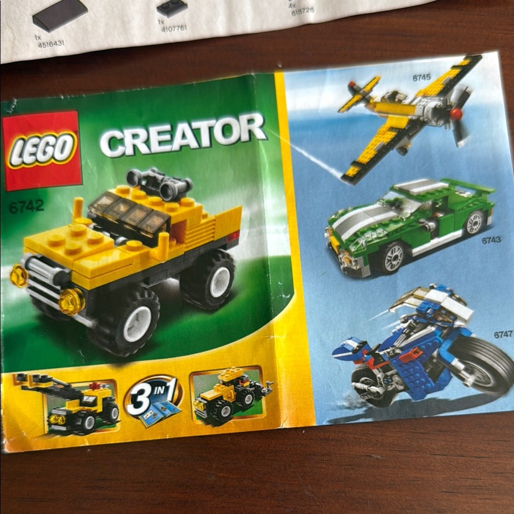 LEGO Racers Building instruction manuals - Picture 3 of 5